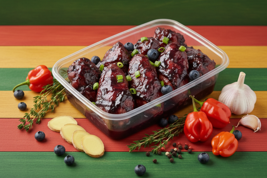 Blueberry Glaze Flats Wings