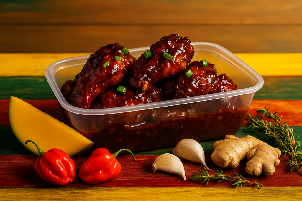 jamaican mango habanero jerk wings frozen 5 pieces uk delivery